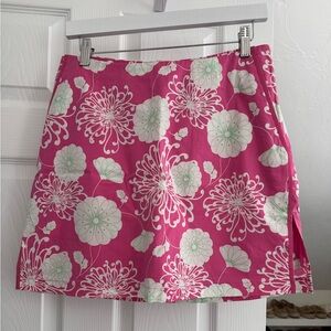 Golftini golf skirt pink floral size 6